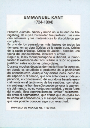 Biografia Kant Enmanuel Atras